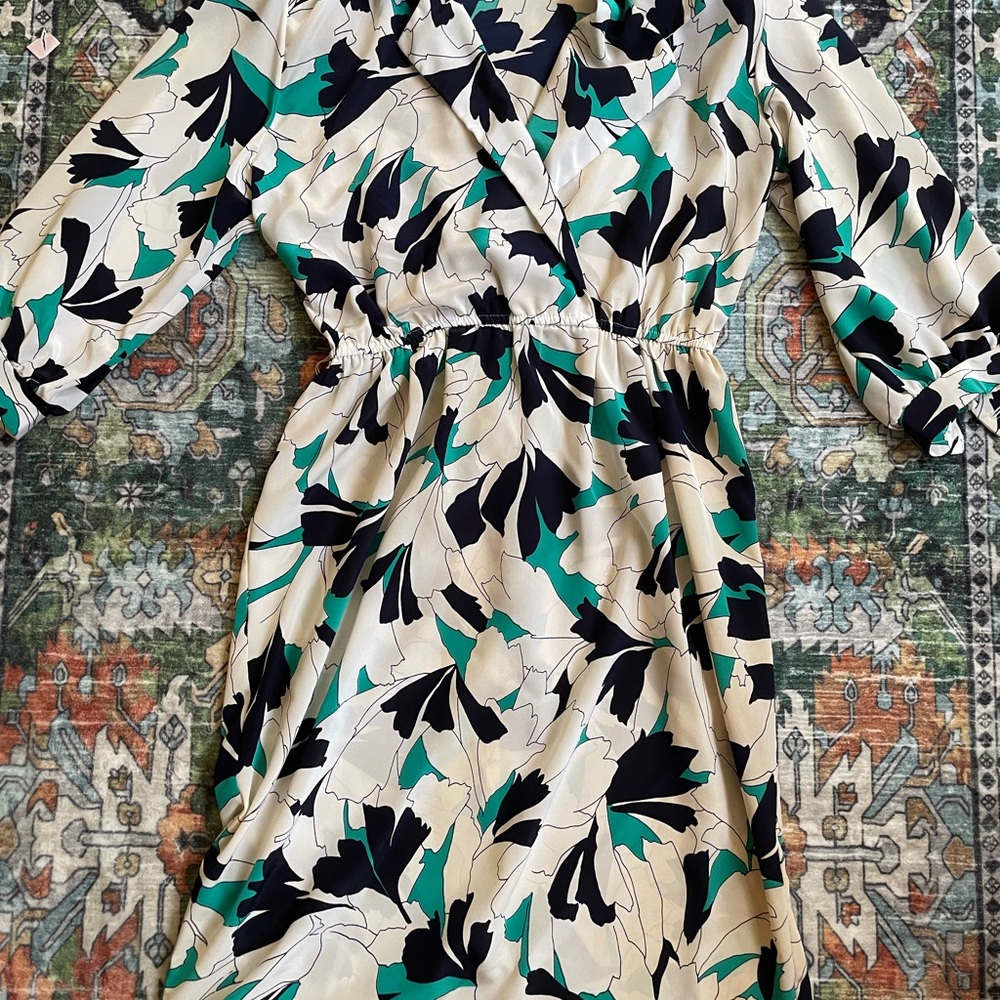 Pellini Petites Vintage Floral Dress
